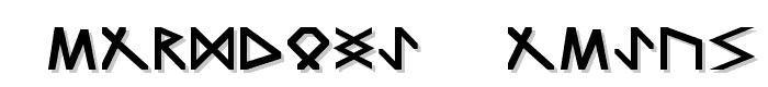 Trondheim Normal font